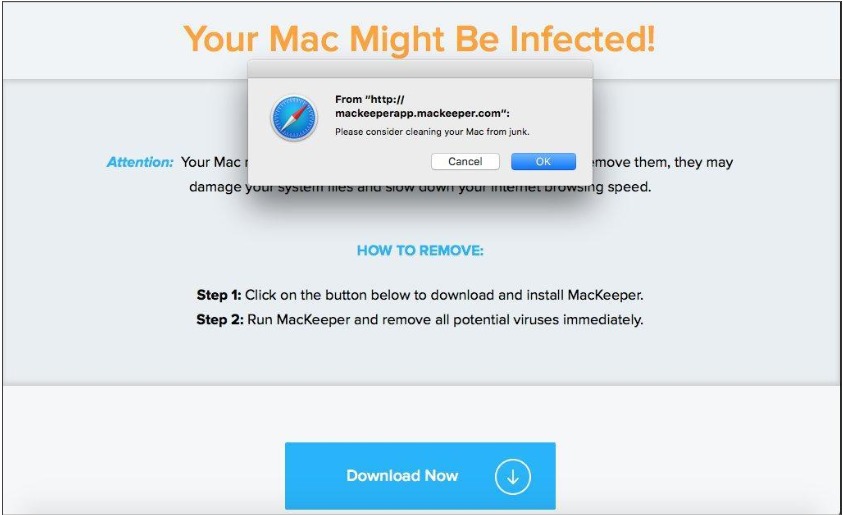 mac cleaner pop up ads